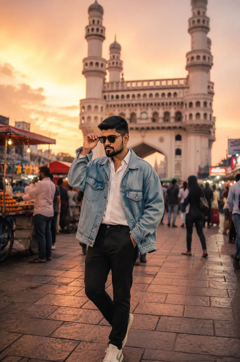 Candid Moments at Charminar