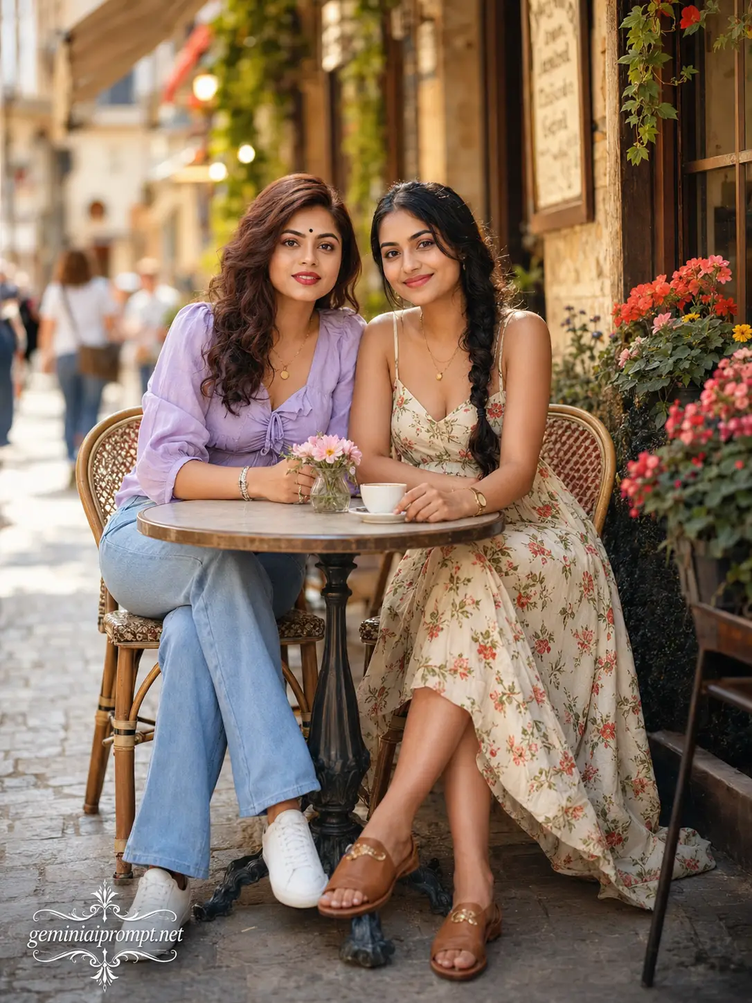 Charming Café Moments
