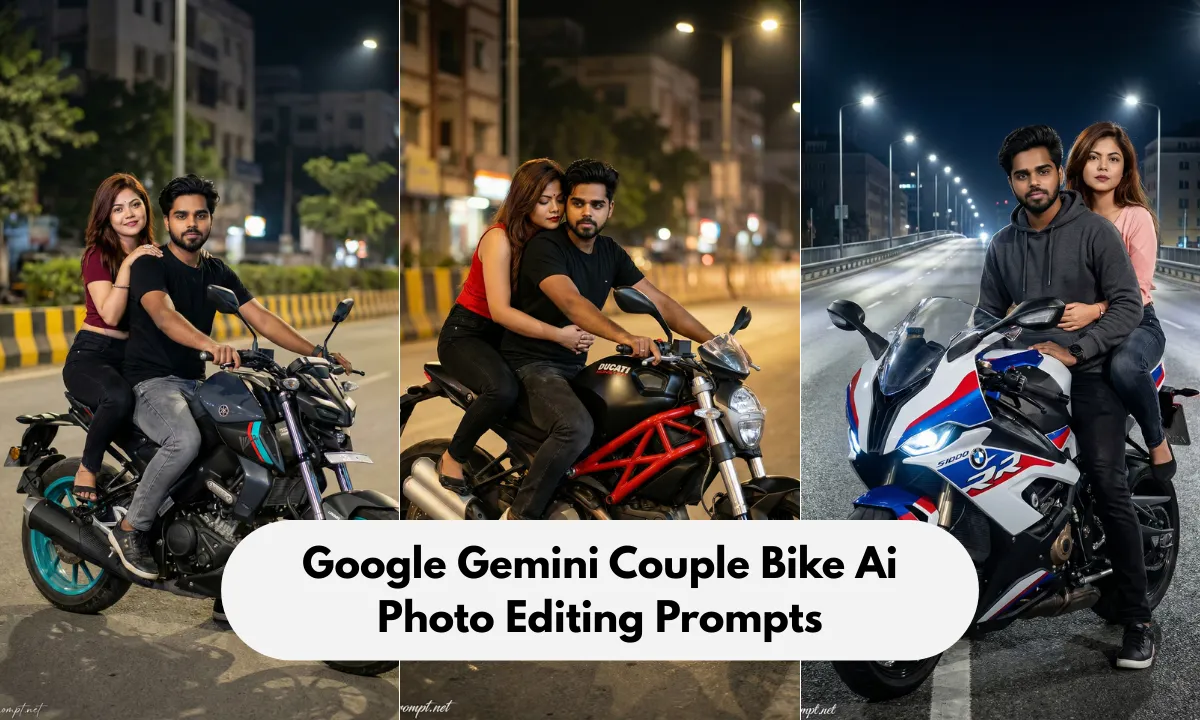 Google Gemini Couple Bike Ai Photo Editing Prompts