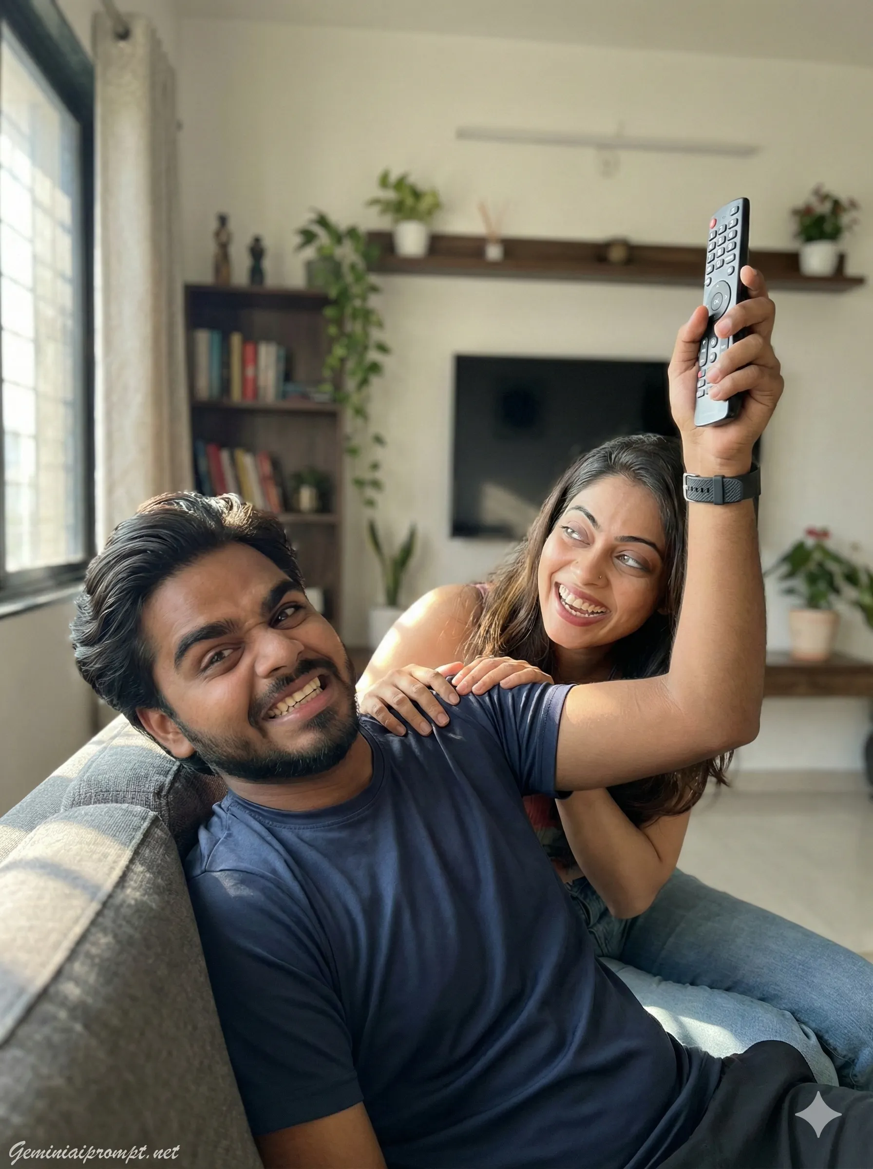 Google Gemini Funny Brother And Sister Photo Editing Prompt 1