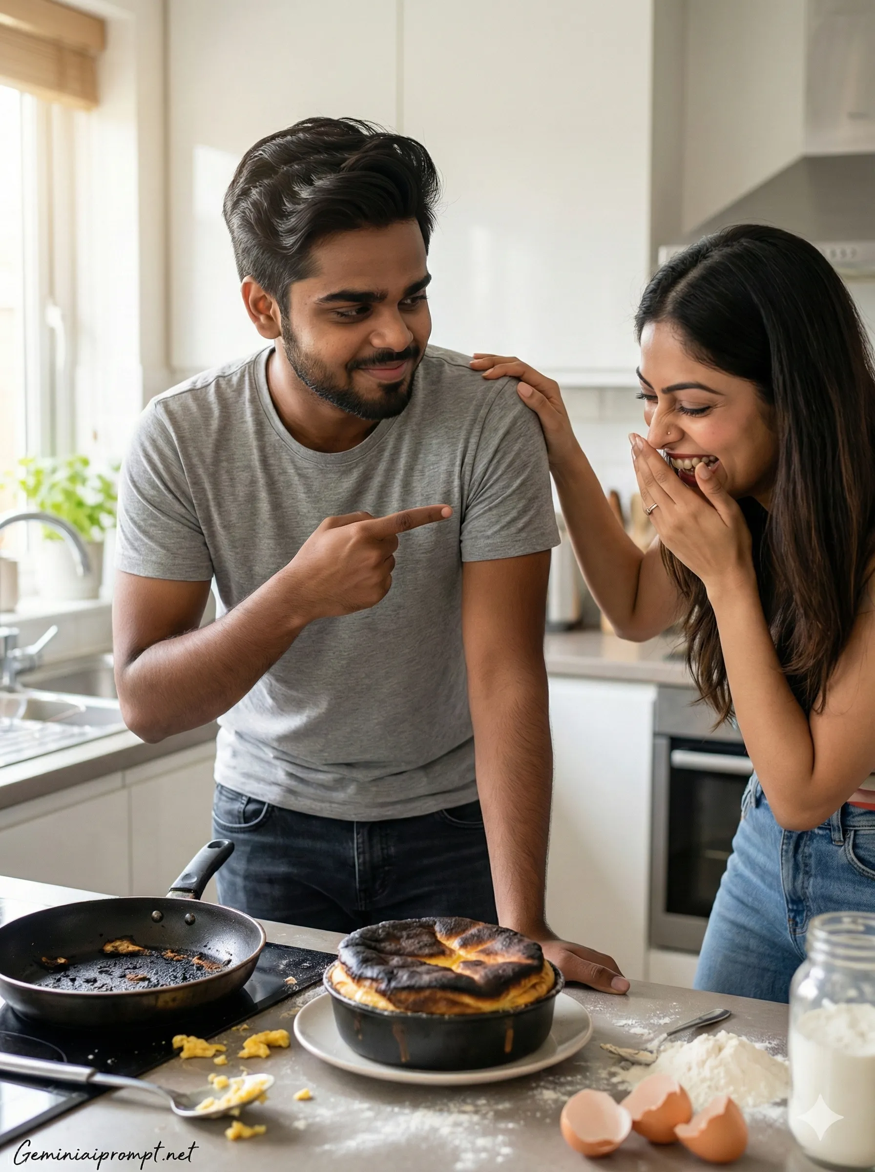 Google Gemini Funny Brother And Sister Photo Editing Prompt 2