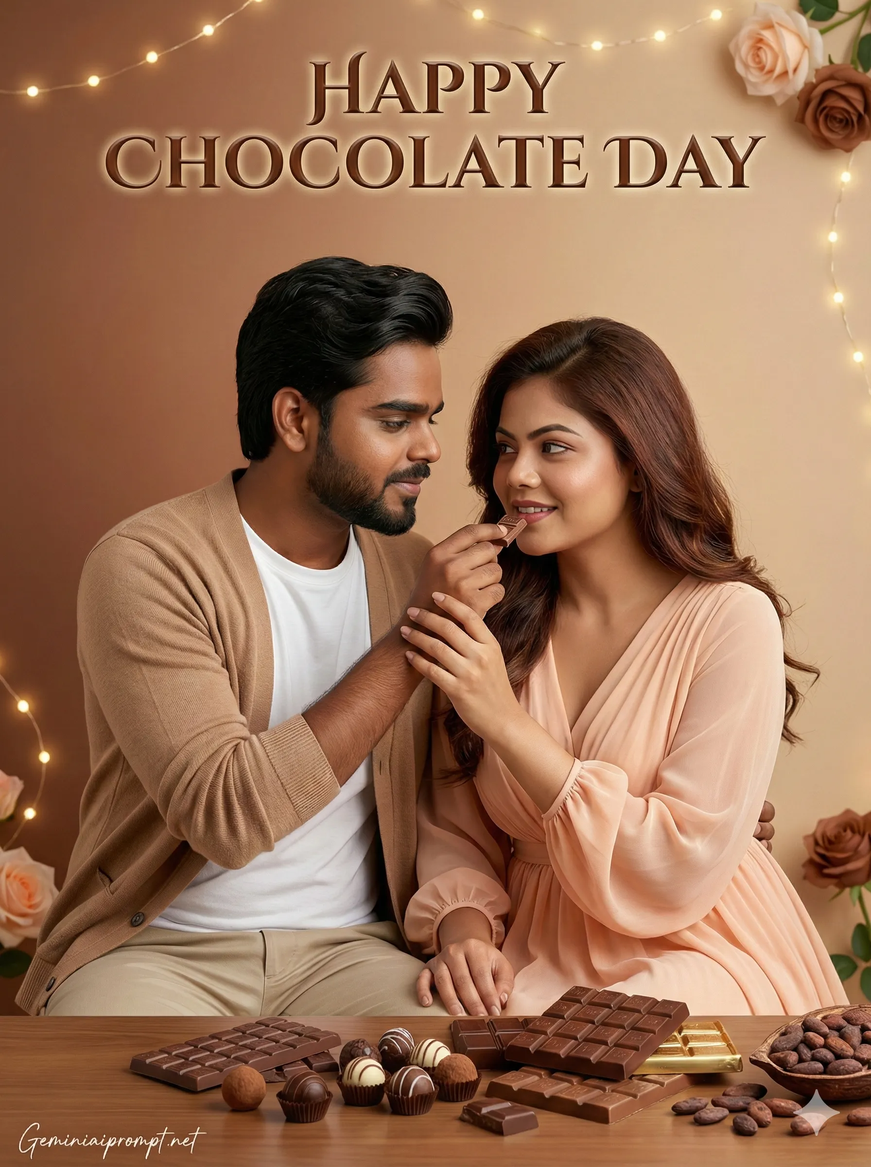 Google Gemini Happy Chocolate Day Ai Photo Editing Prompt 1