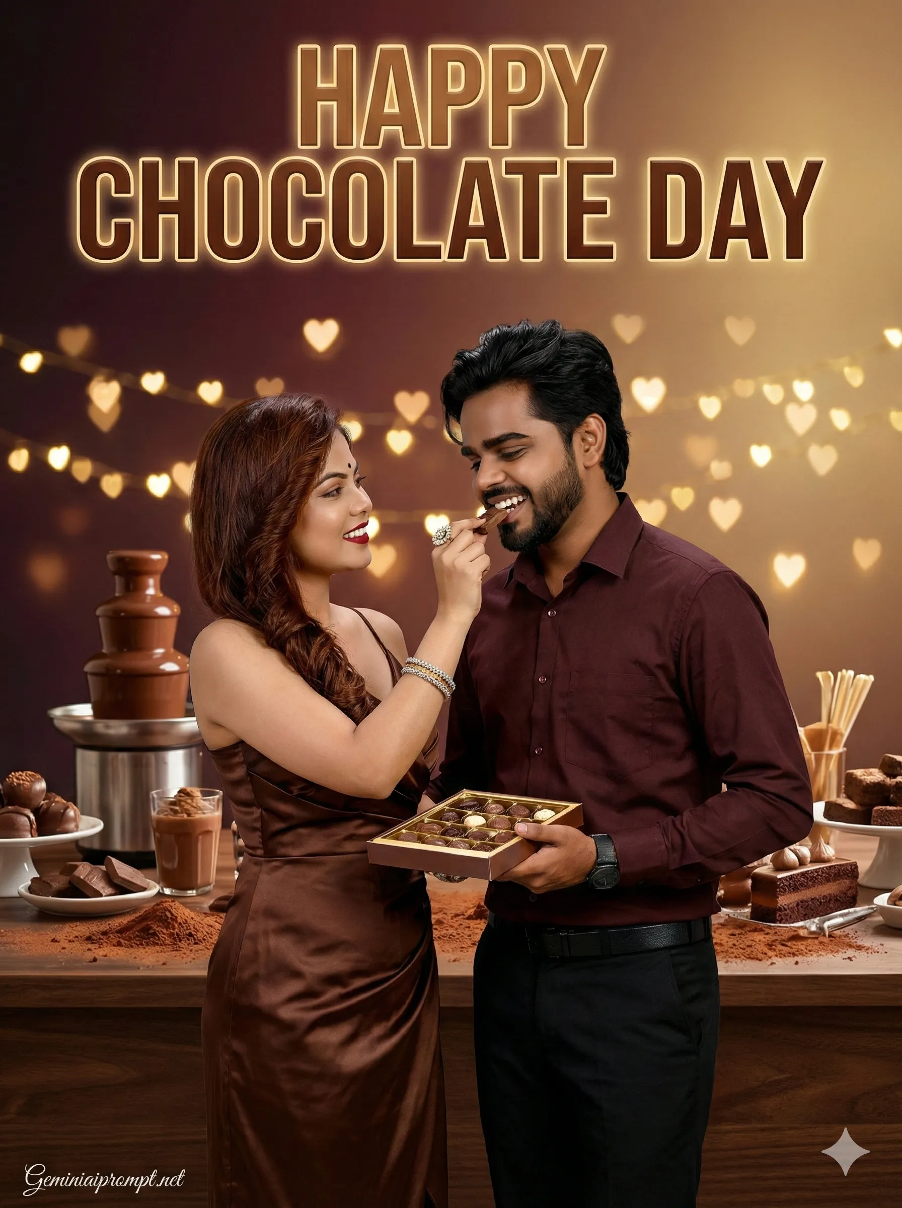 Google Gemini Happy Chocolate Day Ai Photo Editing Prompt 2