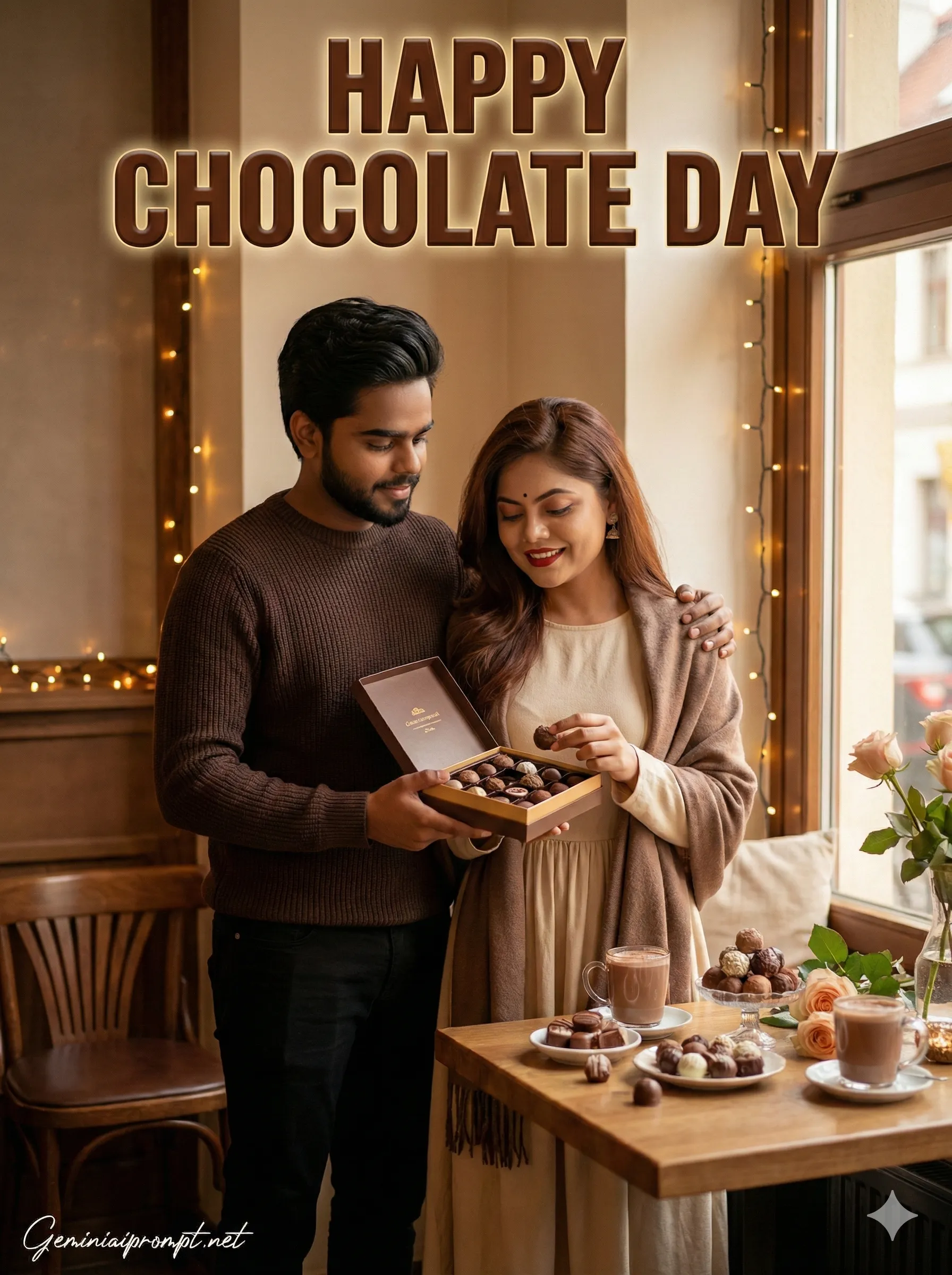 Google Gemini Happy Chocolate Day Ai Photo Editing Prompt 4