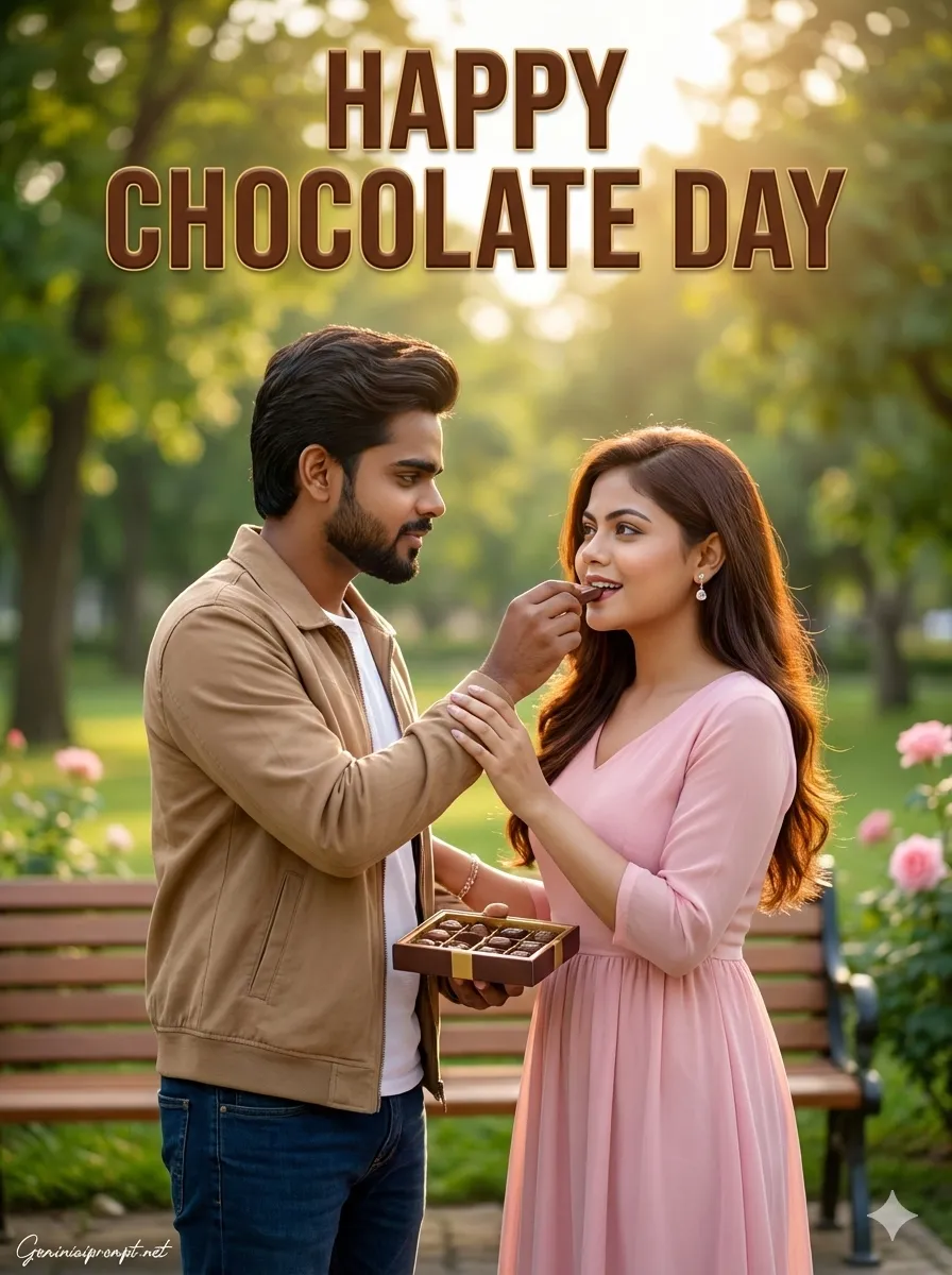 Google Gemini Happy Chocolate Day Ai Photo Editing Prompt 6