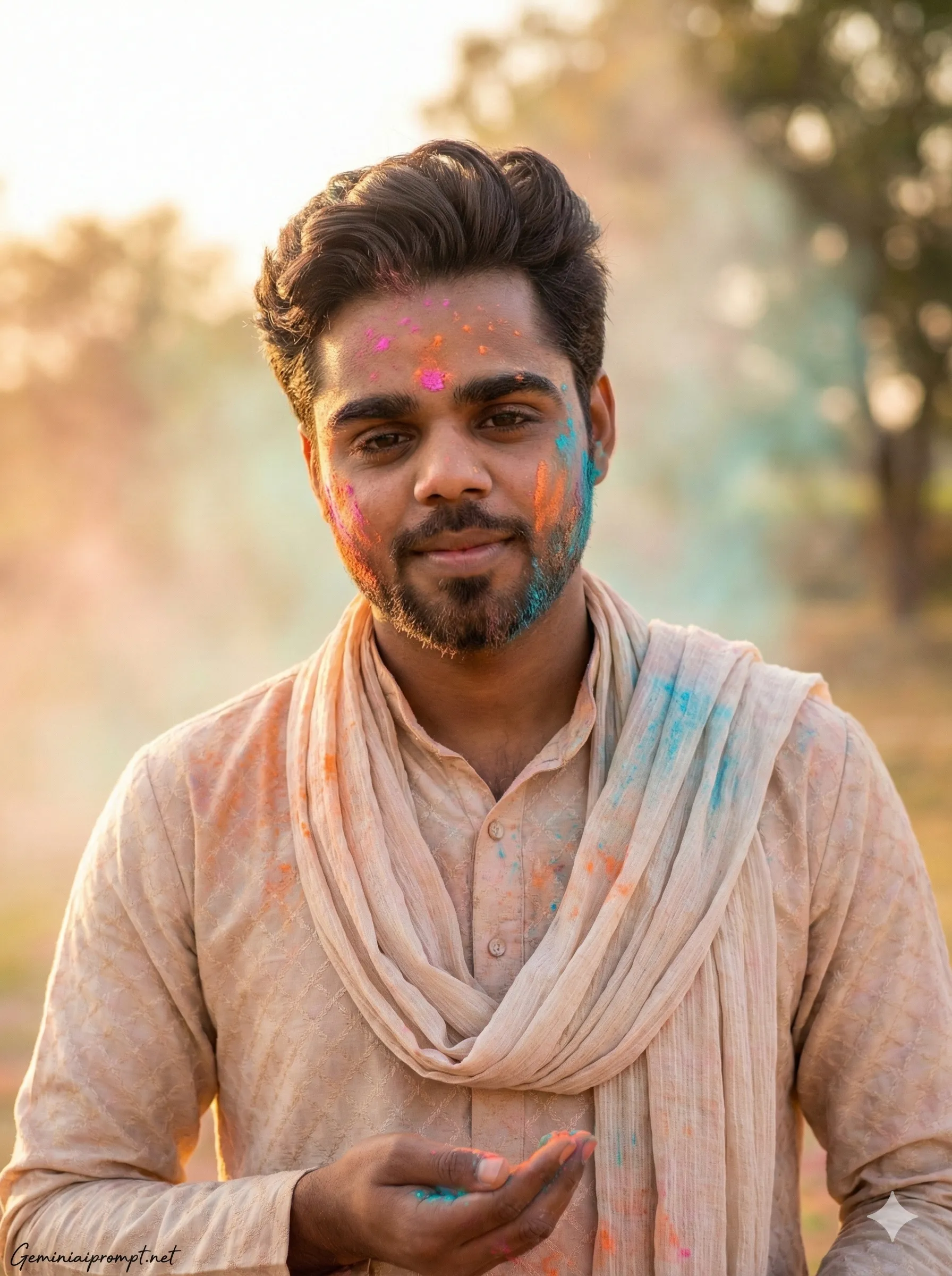 Google Gemini Happy Holi Ai Photo Editing Prompt 2