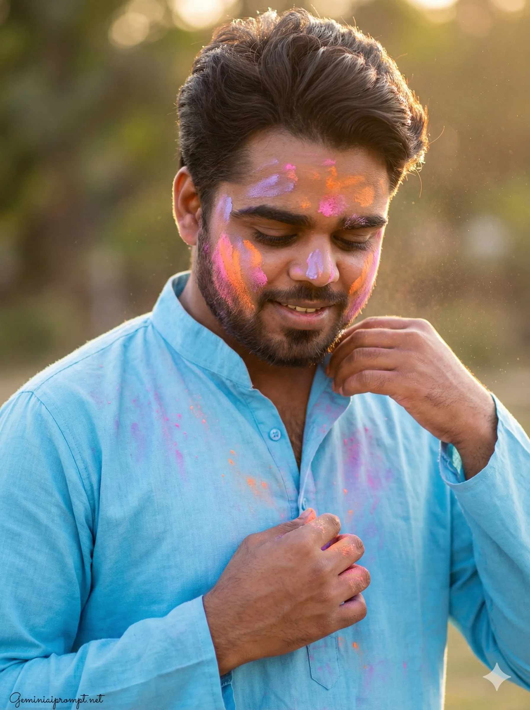 Google Gemini Happy Holi Ai Photo Editing Prompt 4