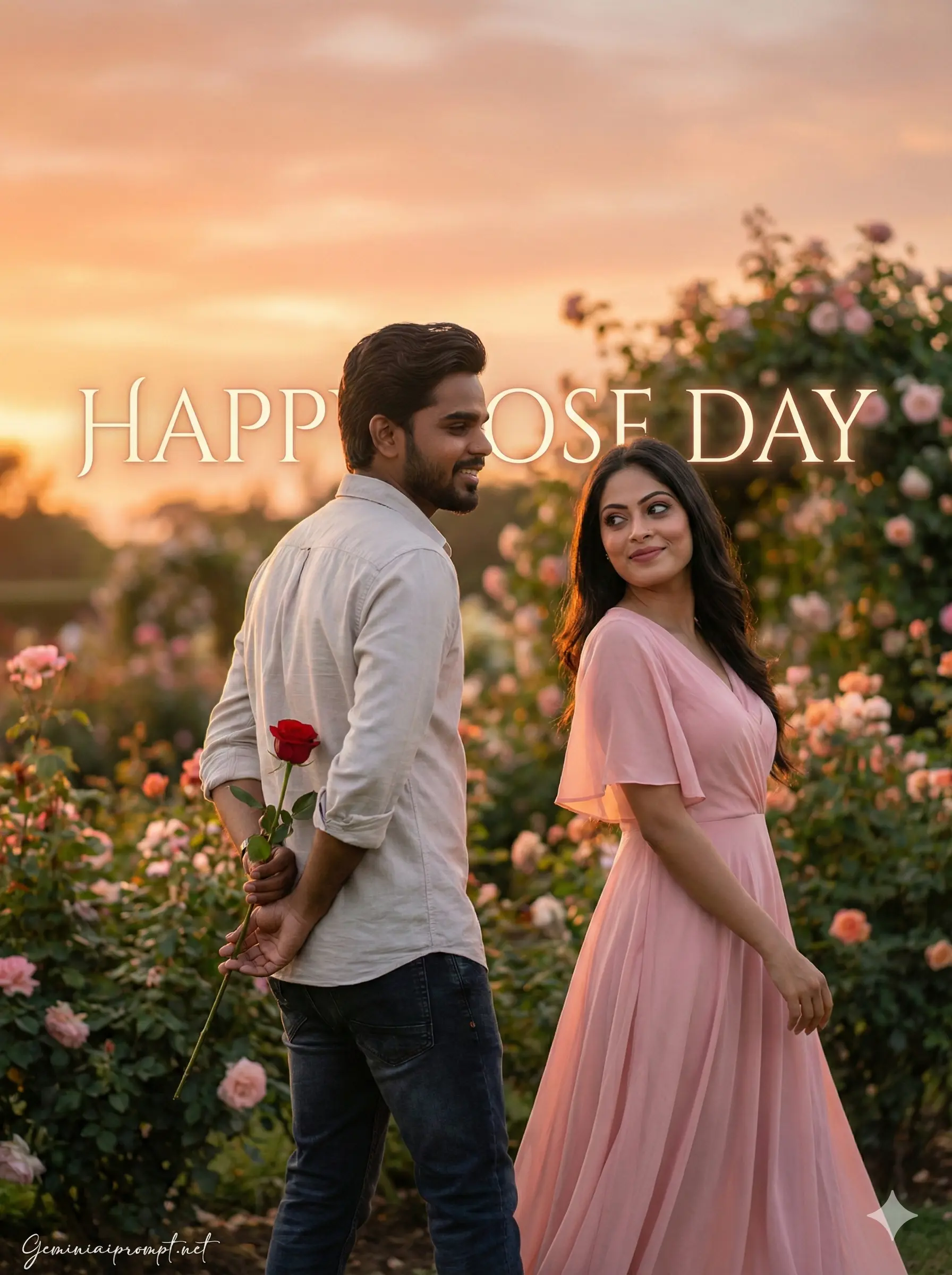 Google Gemini Happy Rose Day AI Photo Editing Prompt 1