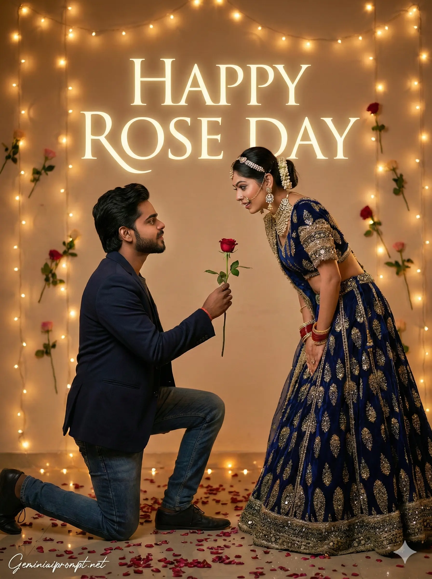 Google Gemini Happy Rose Day AI Photo Editing Prompt 5