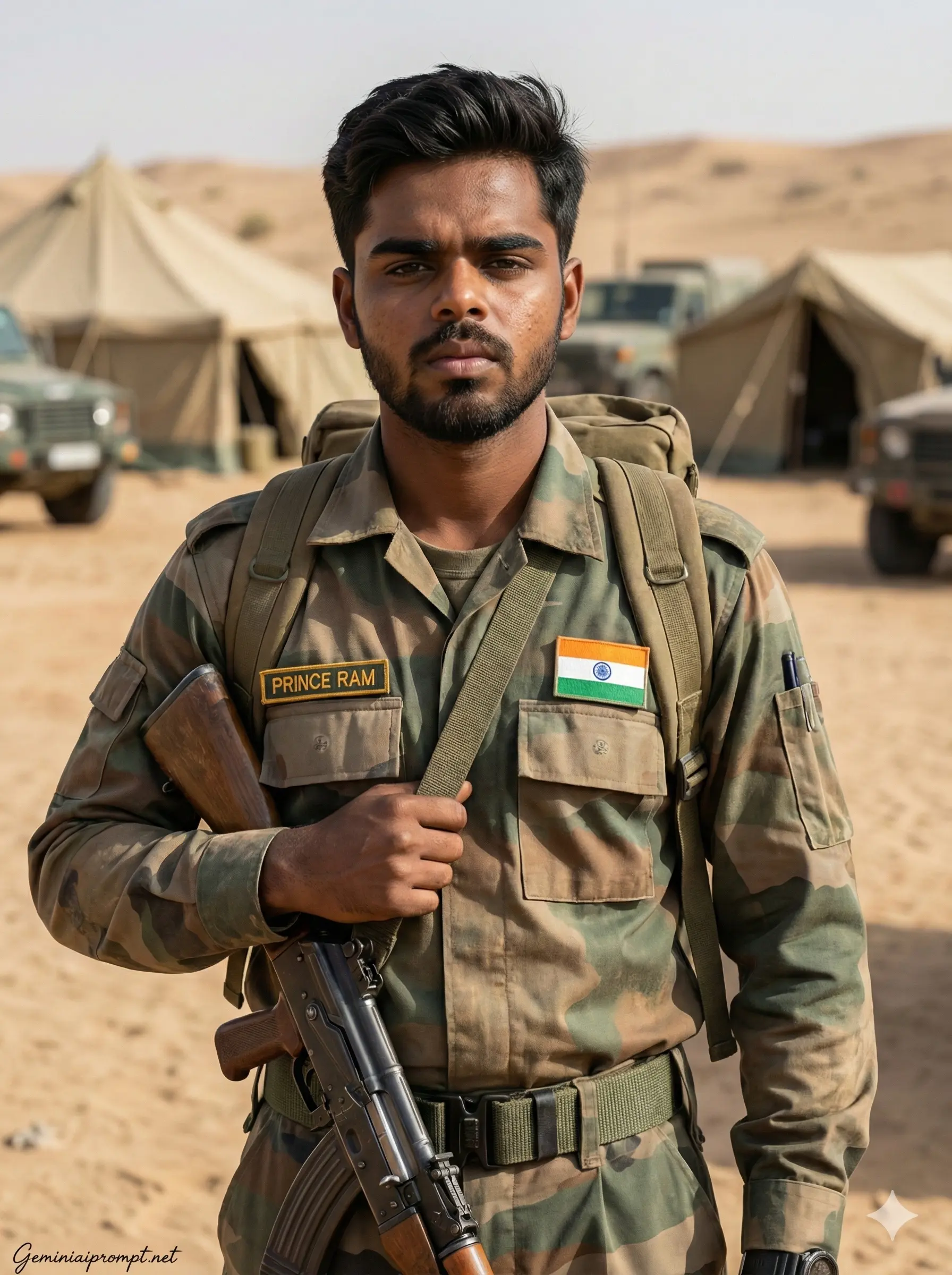 Google Gemini Indian Army Ai Photo Editing Prompt 3