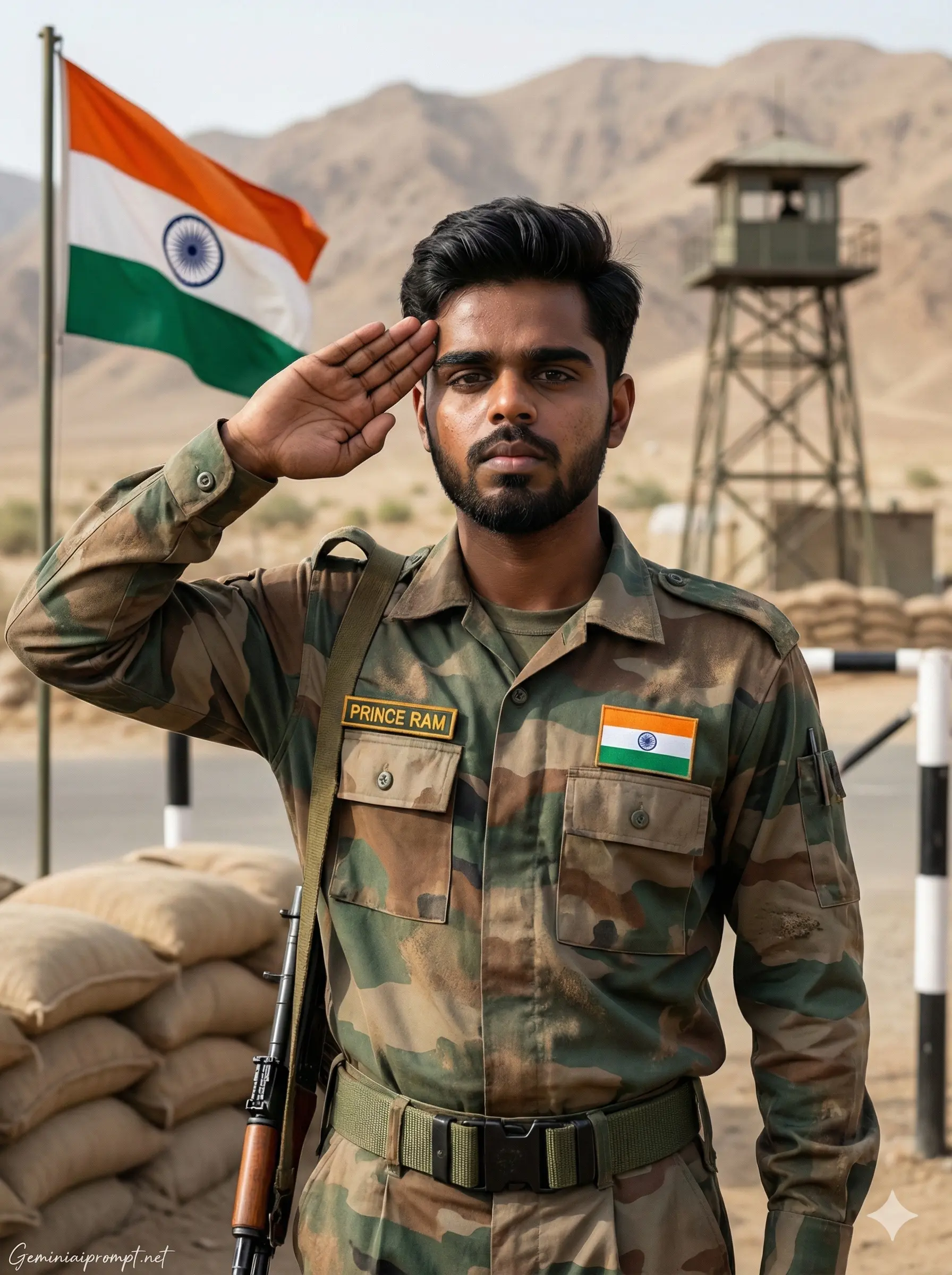 Google Gemini Indian Army Ai Photo Editing Prompt 5