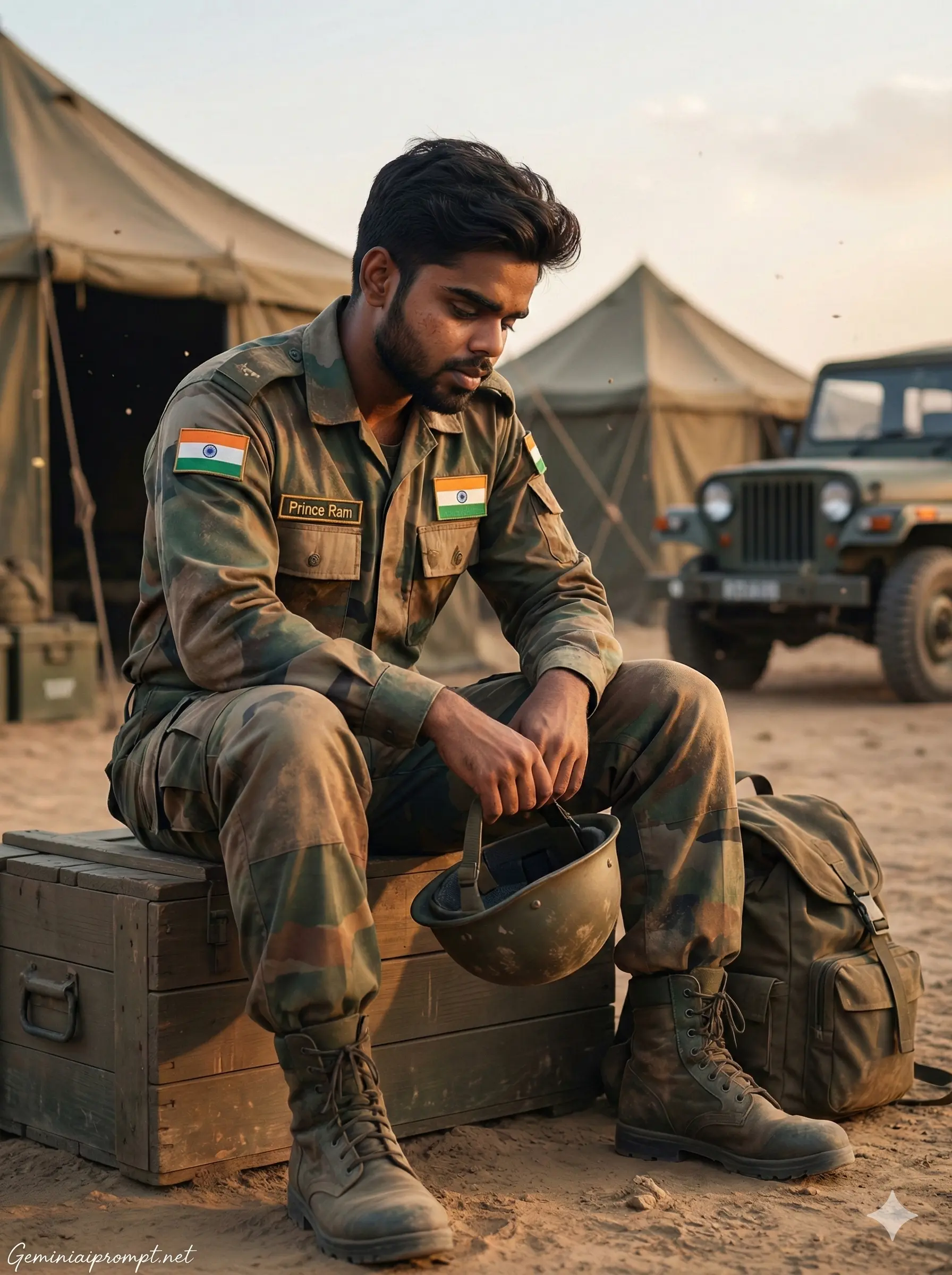 Google Gemini Indian Army Ai Photo Editing Prompt 6