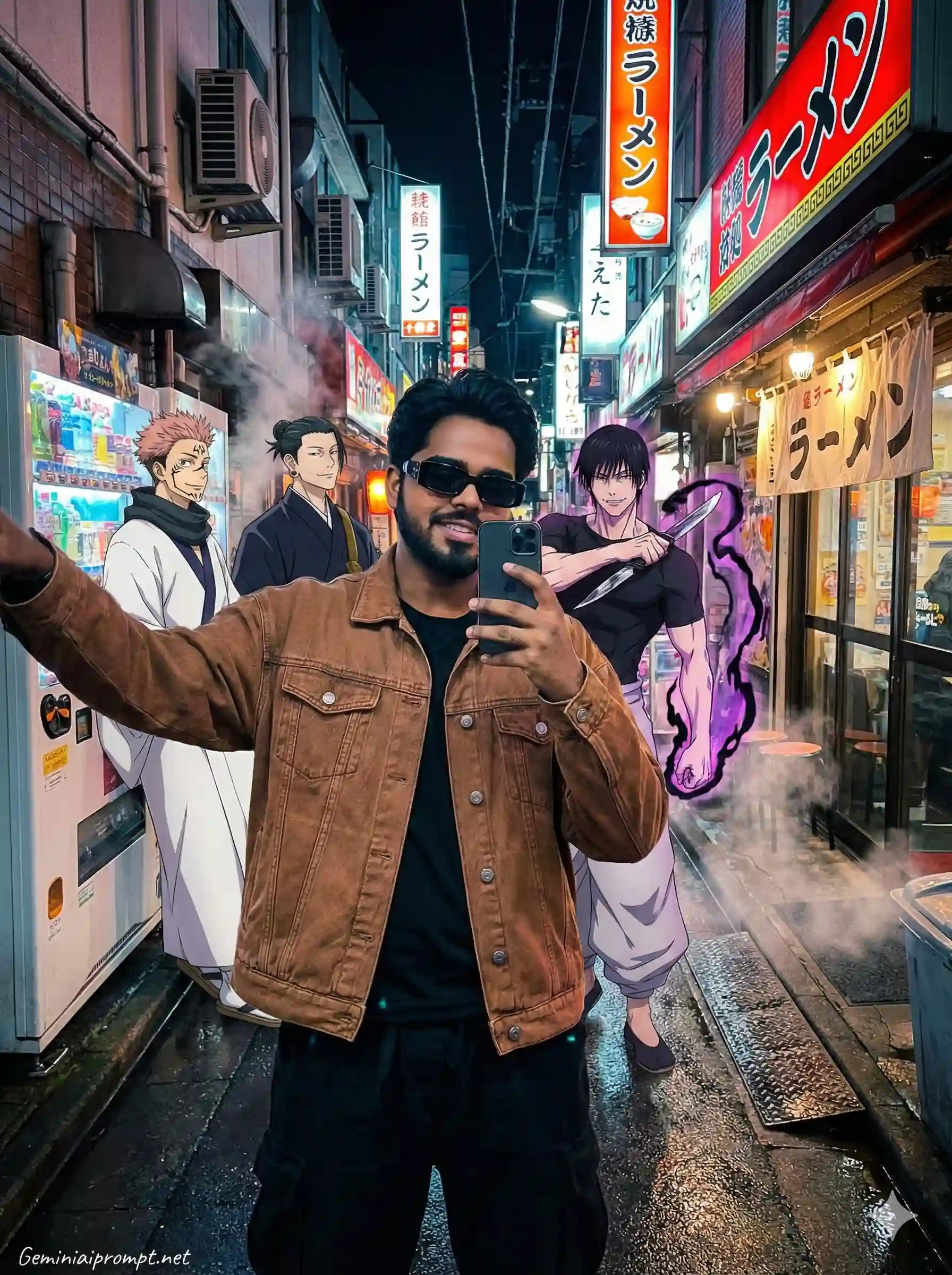 Google Gemini Jujutsu Kaisen AI Photo Prompt 5