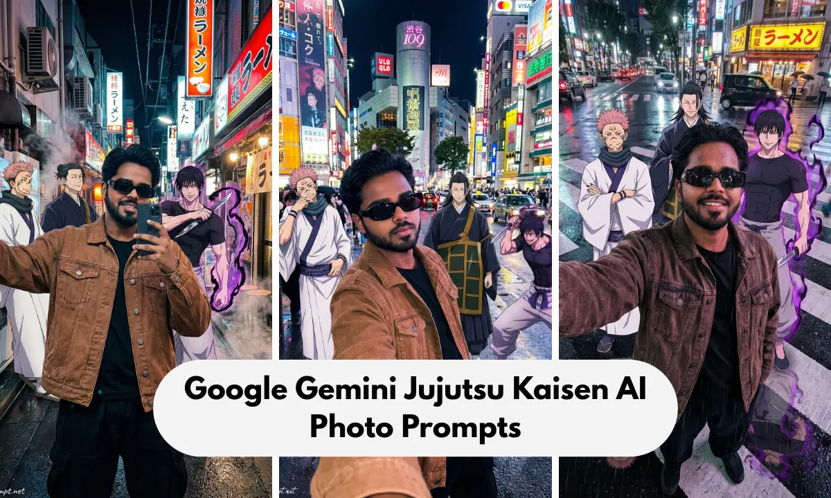 Google Gemini Jujutsu Kaisen AI Photo Editing Prompts