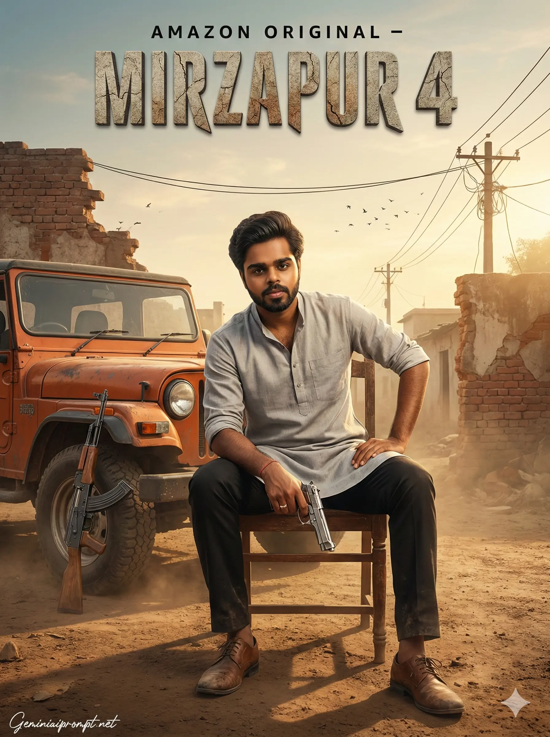 Google Gemini Mirzapur Season 4 Photo Editing Prompt 1