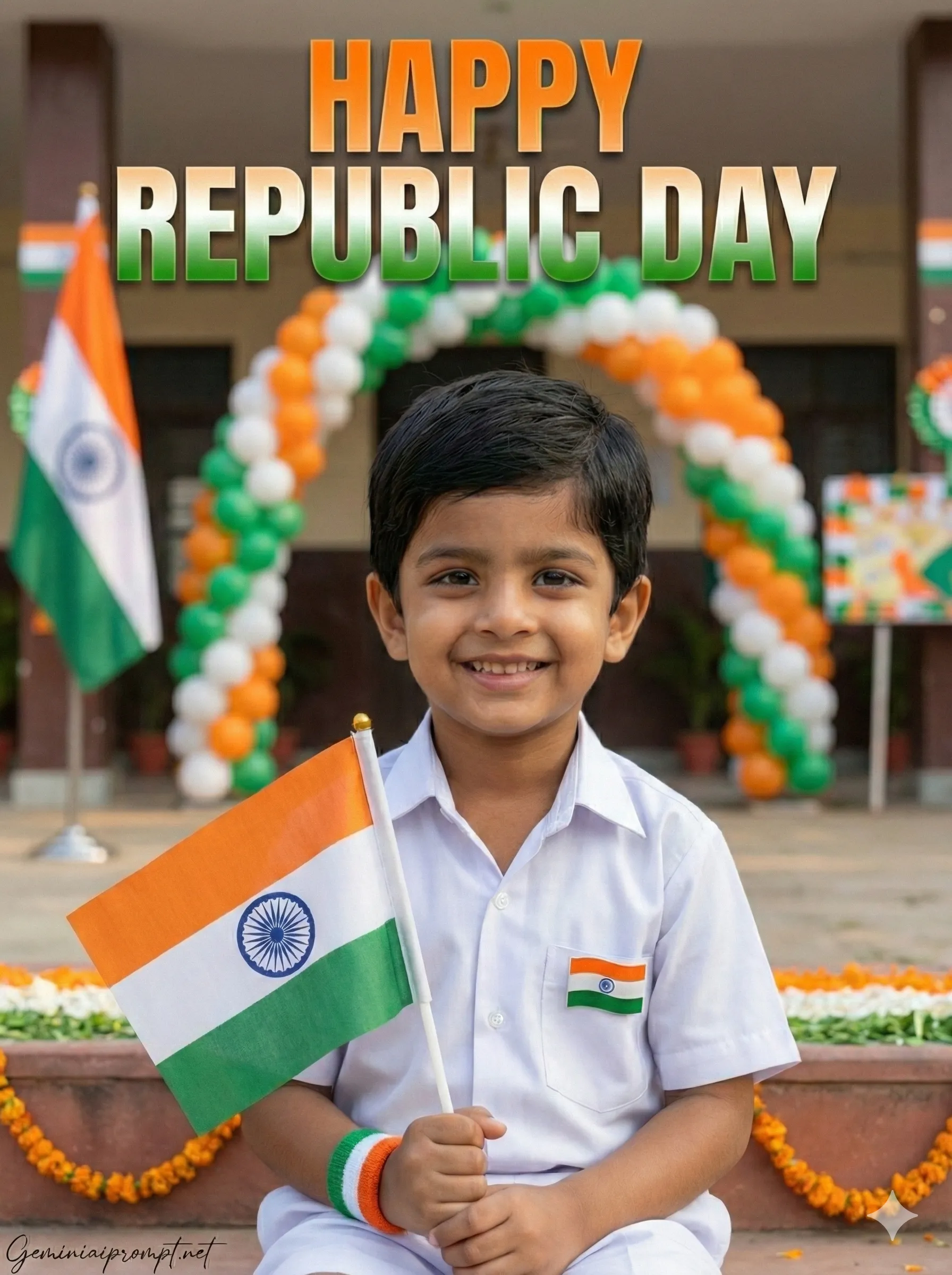 Google Gemini Republic Day Kids AI Photo Editing Prompt 7