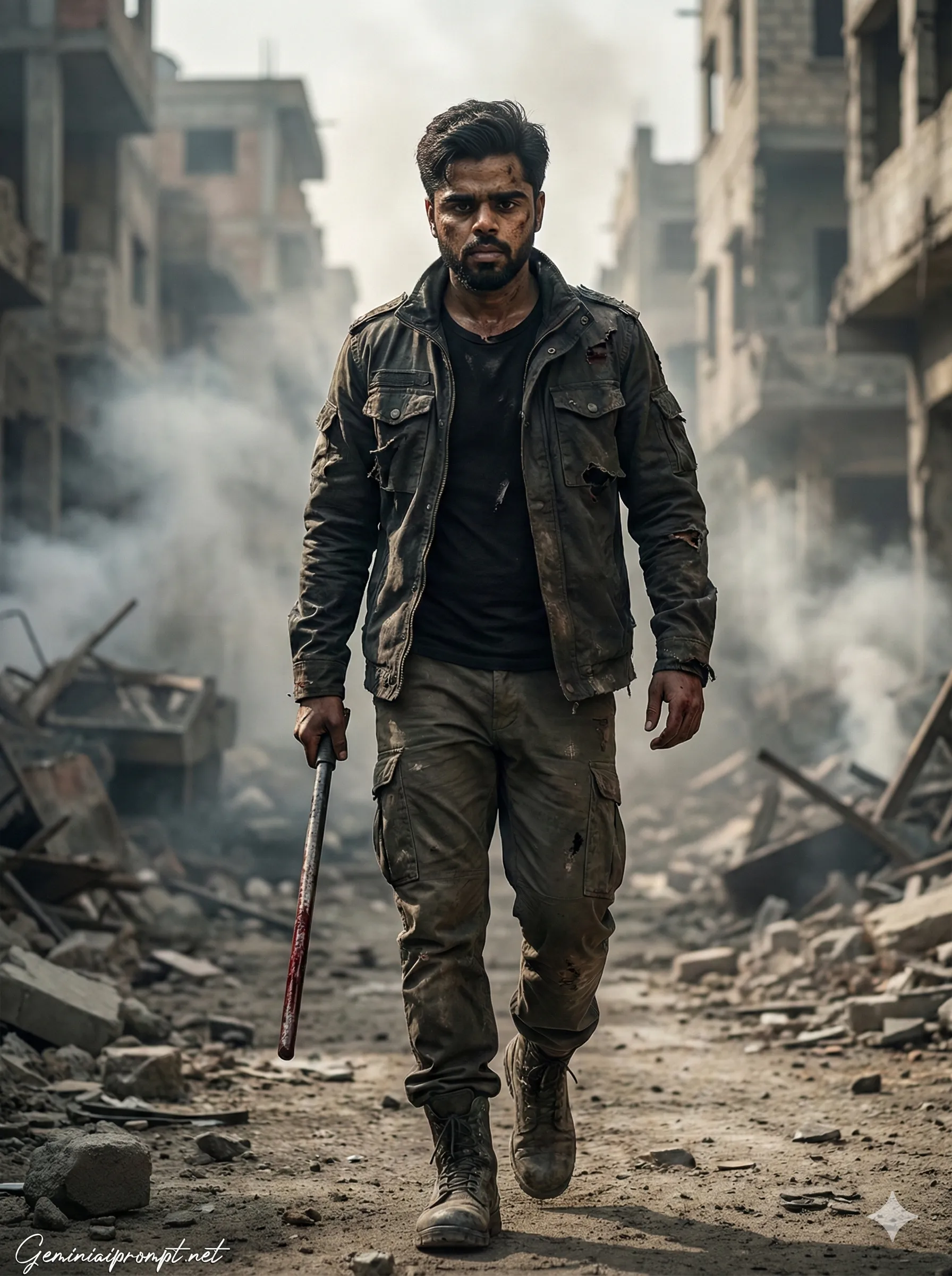 Google Gemini Salaar Movie Poster Photo Editing Prompt 5