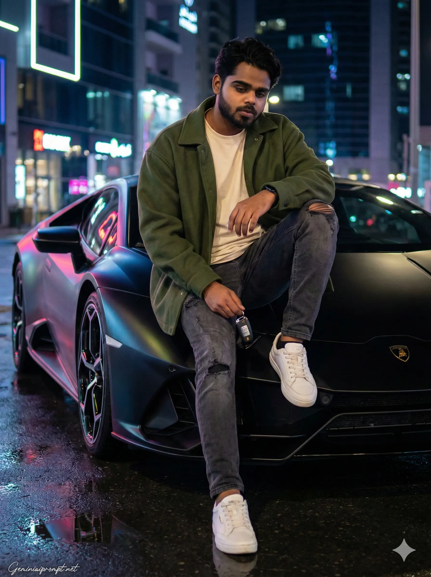 Google Gemini Sports Car AI Photo Editing Prompt 6