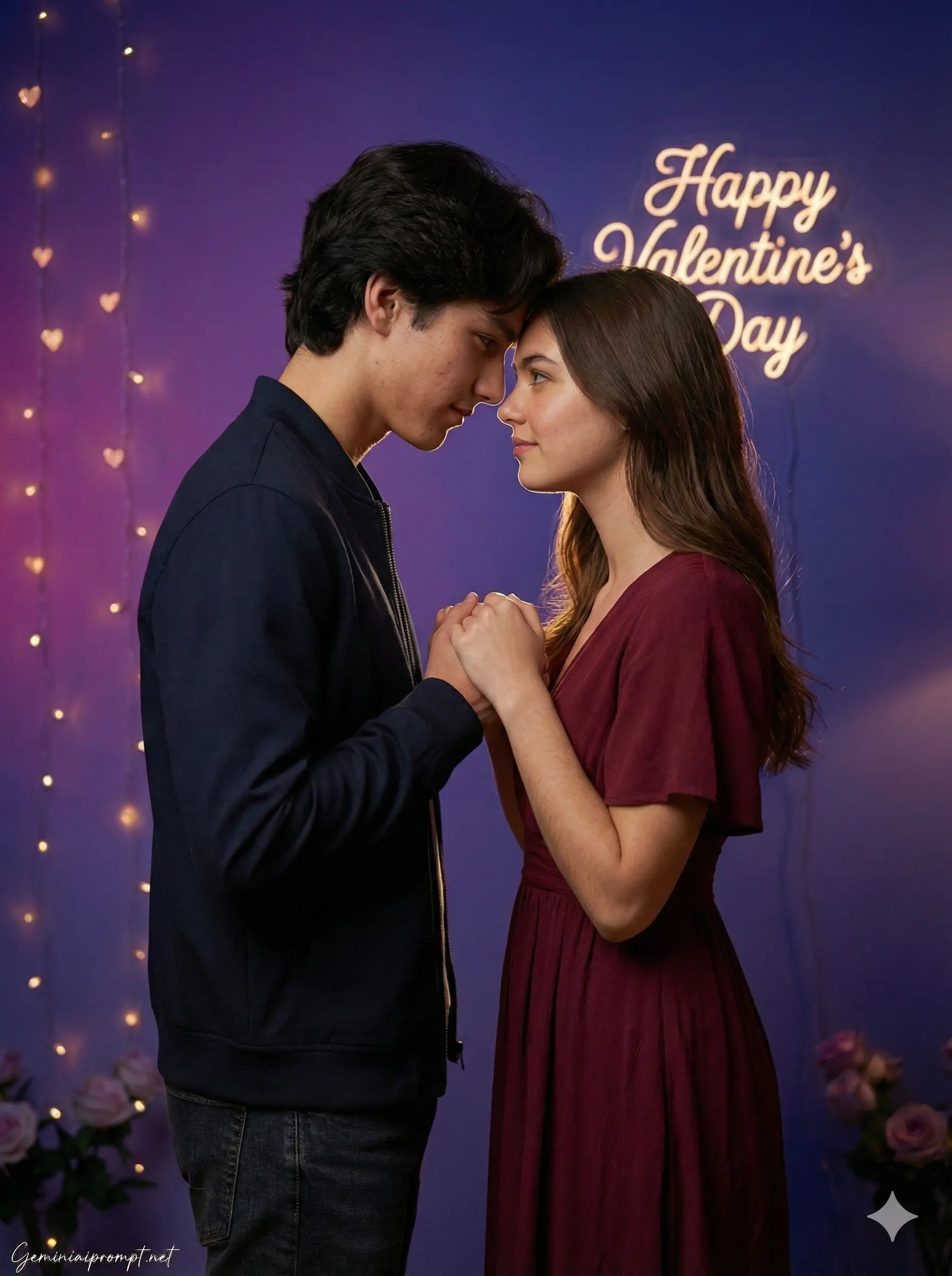 Google Gemini Valentines Day Couple AI Photo Editing Prompt 3