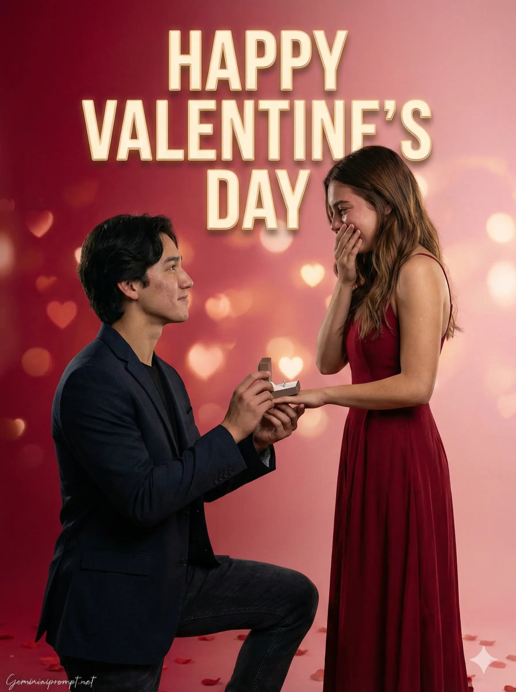 Google Gemini Valentines Day Couple AI Photo Editing Prompt 6