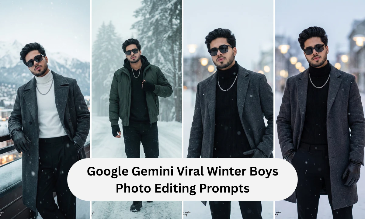 Google Gemini Viral Winter Boys Photo Editing Prompts