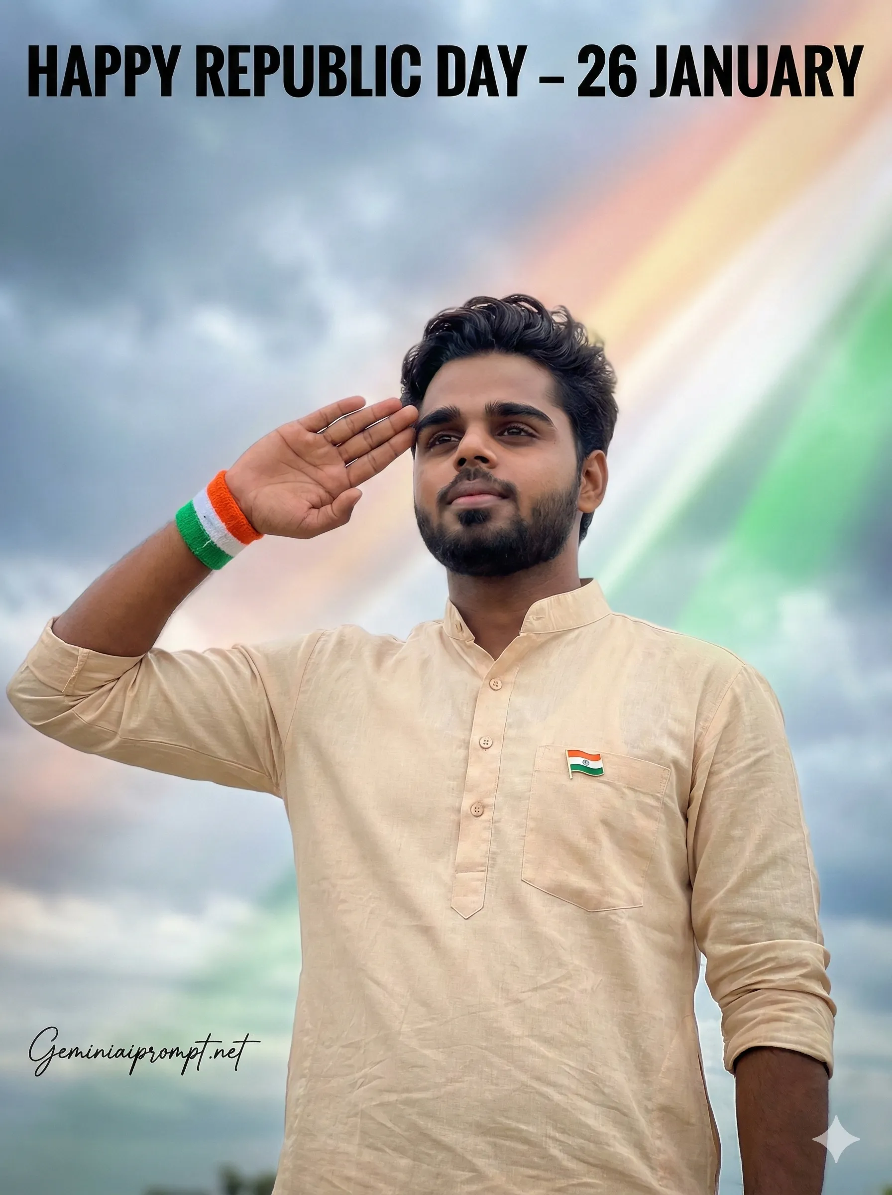 Republic Day Honour Of The Nation Photo Editing Prompt 2
