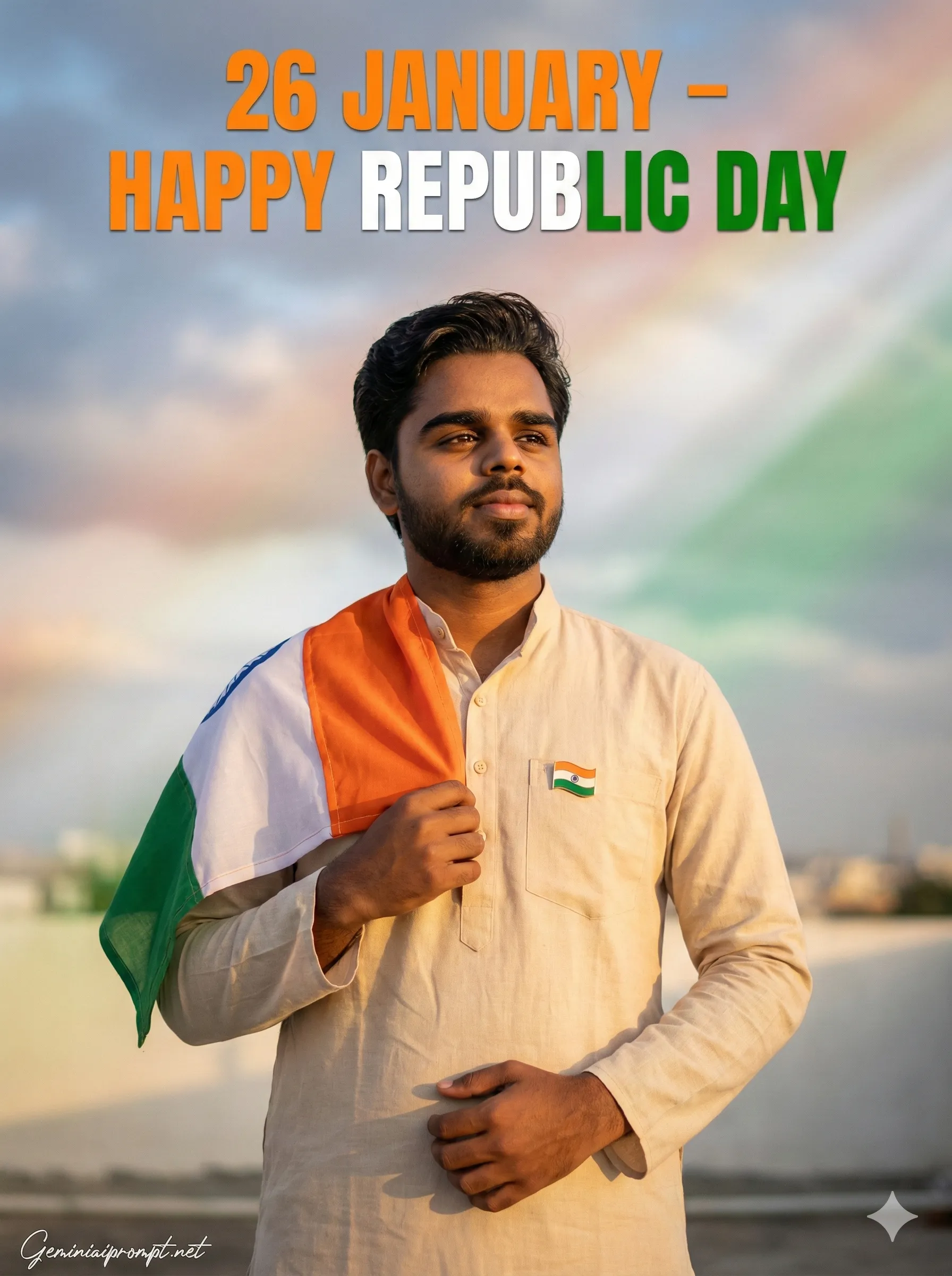 Republic Day Honour Of The Nation Photo Editing Prompt 6